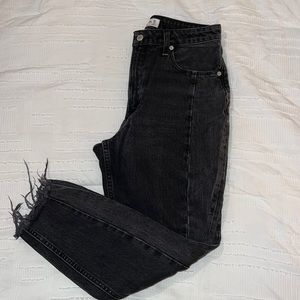 Curve Love A&F mom jeans